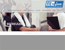Tablet Screenshot of fit-fun-ternitz.at